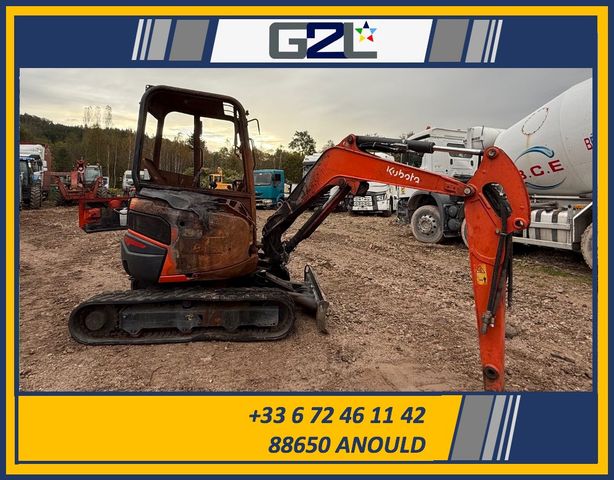 Kubota U 27-4 *ACCIDENTE*DAMAGED*UNFALL*