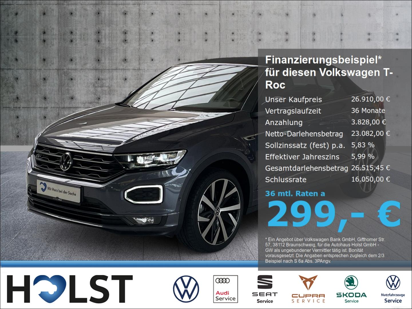 Volkswagen T-Roc Cabriolet 1.5TSI DSG R-Line Navi Kamera 19