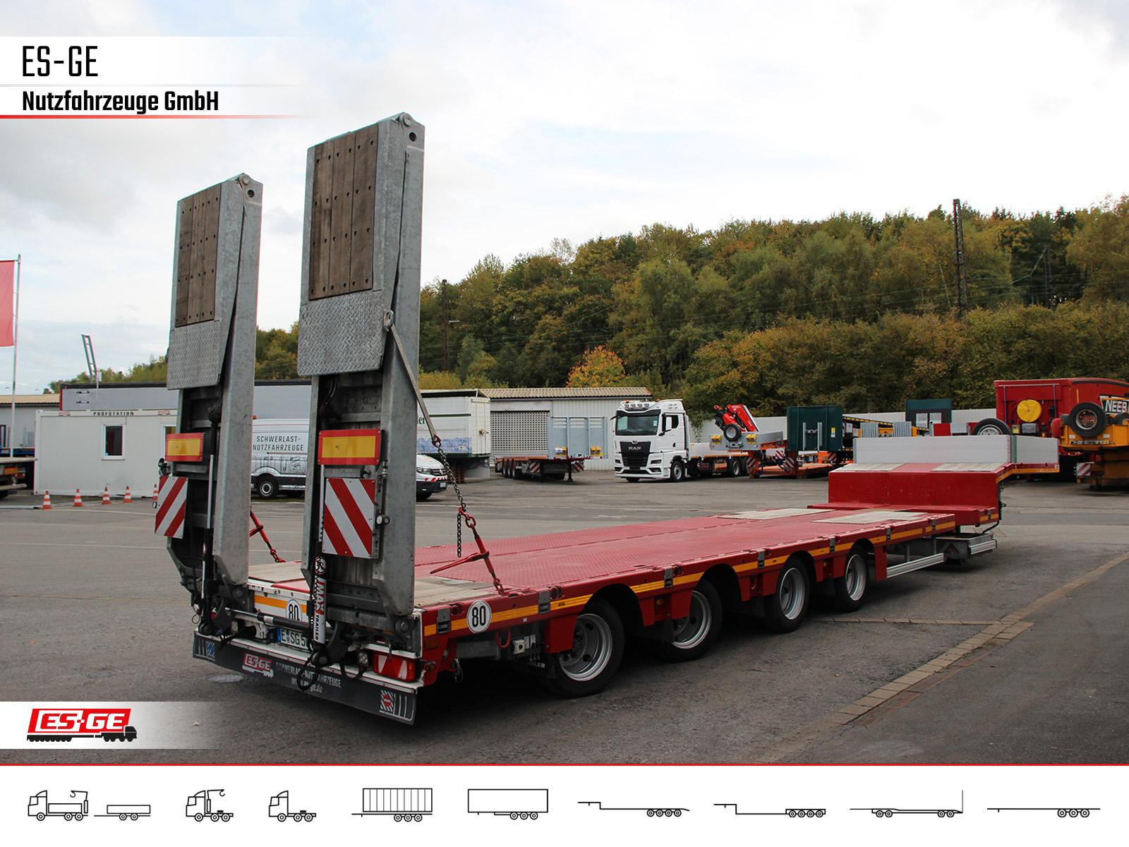 Faymonville MAX Trailer MAX100 Semi-Tieflader 205er