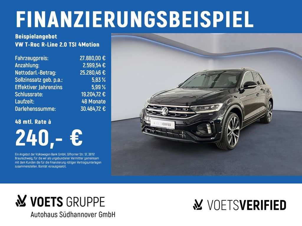 T-Roc R-Line 2.0 TSI 4Motion AHK+RearView+KLIMA