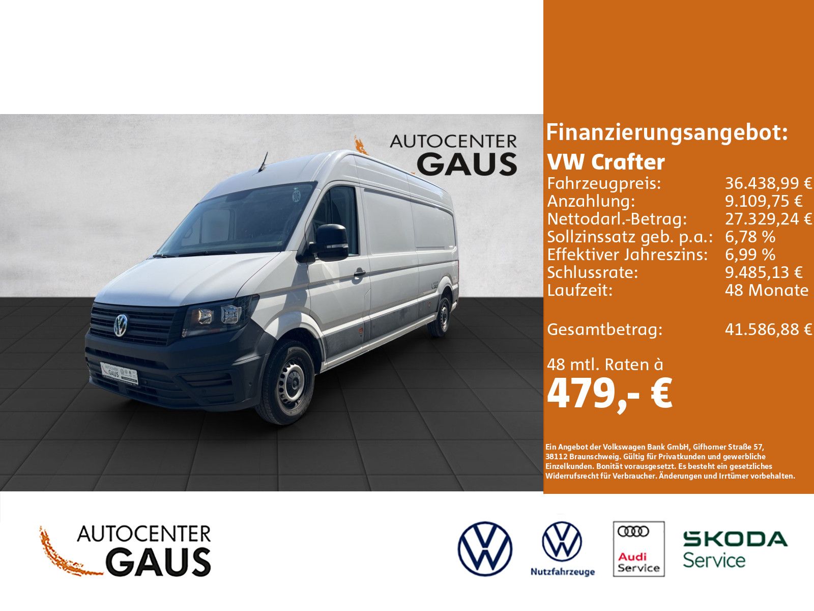 Crafter 35 Kasten HD 2,0 l 103 kW Frontantrieb 6