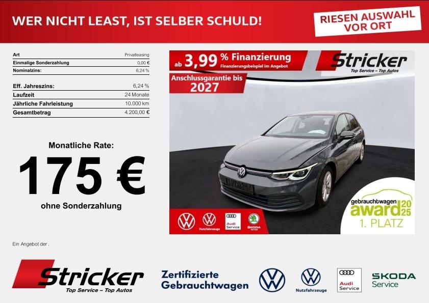 Volkswagen Golf Life 1.5TSI 175,-ohne Anzahlung AHK Standh