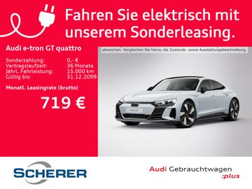 Audi Leasingangebot: Audi e-tron GT quattro MATRIX LUFT HuD 360° ACC B&O