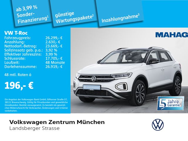 Volkswagen T-Roc 1.0 TSI STYLE AHK ACC LED+ Navi Standhz 6-