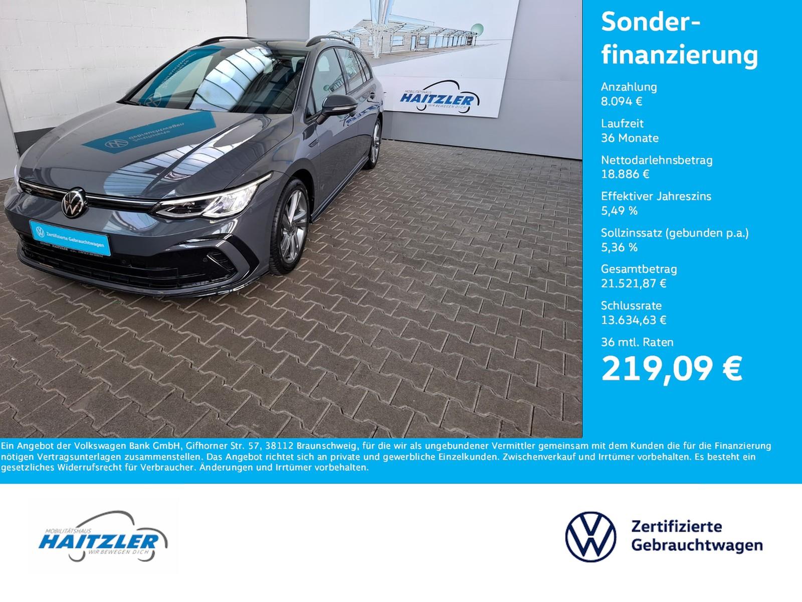 Volkswagen Golf VIII Var. R-Line 1.5 eTSI DSG +ACC+Navi+LED