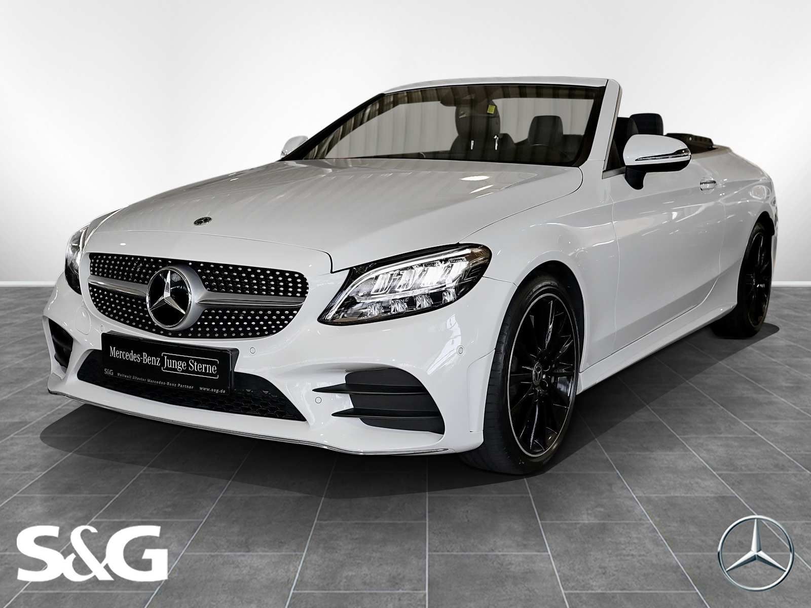 MERCEDES-BENZ C 300 4M Cabriolet AMG TOTWINKEL+MEMORY+LED+19"