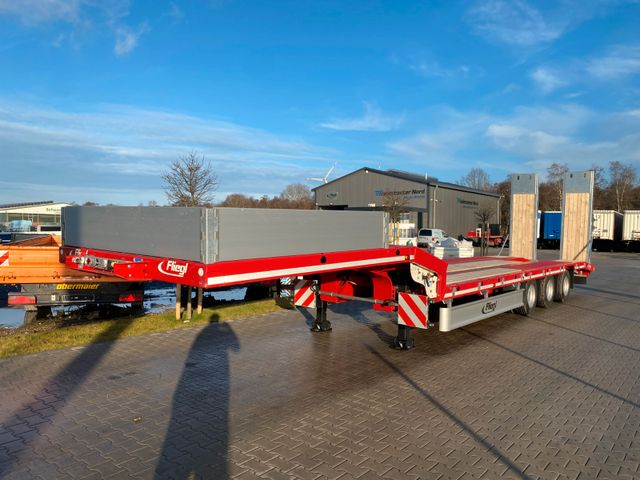 Fliegl SDS 470 T Satteltieflader mit Rampen