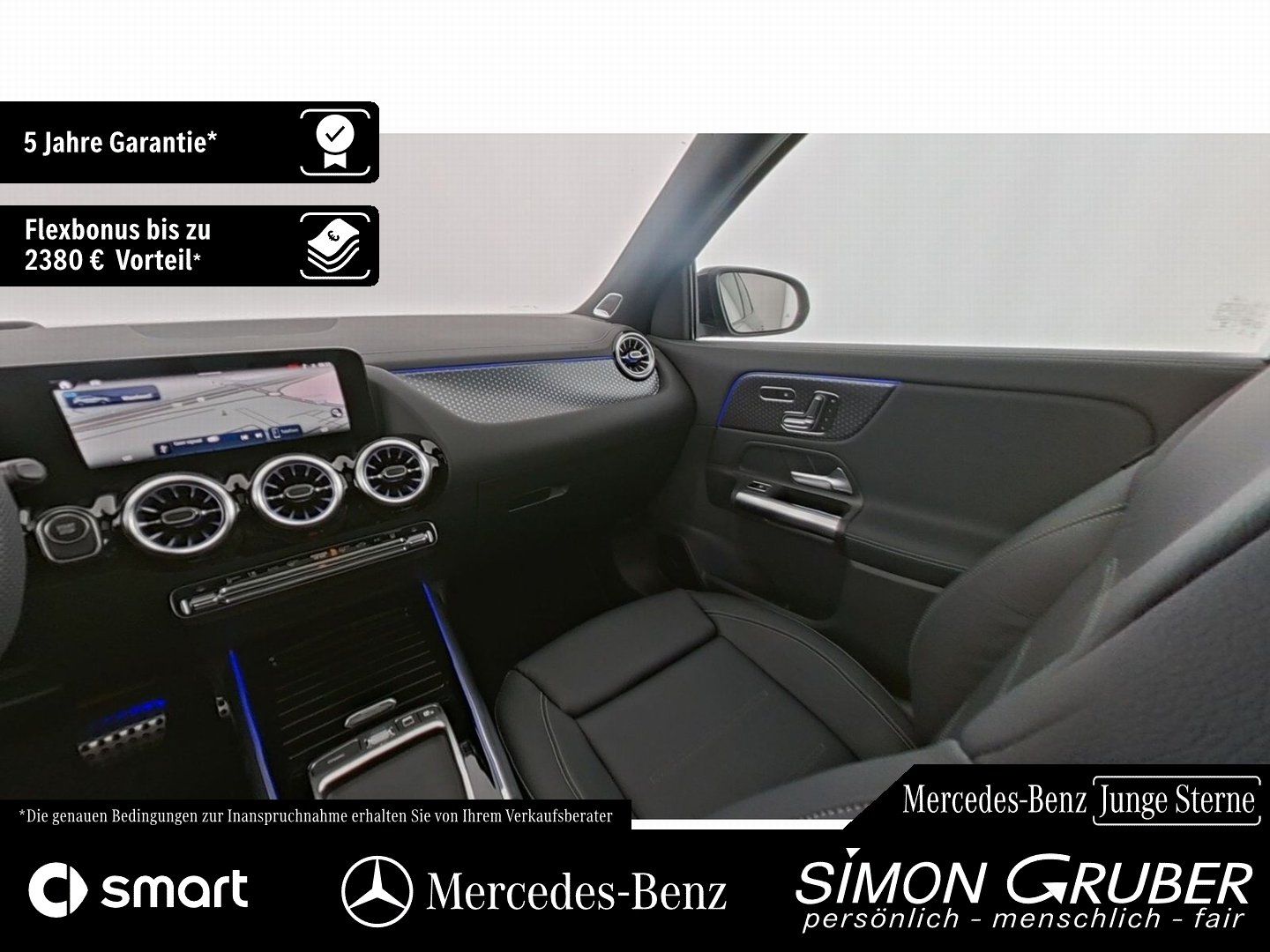 Fahrzeugabbildung Mercedes-Benz EQA 250+ AMG Night Pano Burm HUD Leder 360 AHK