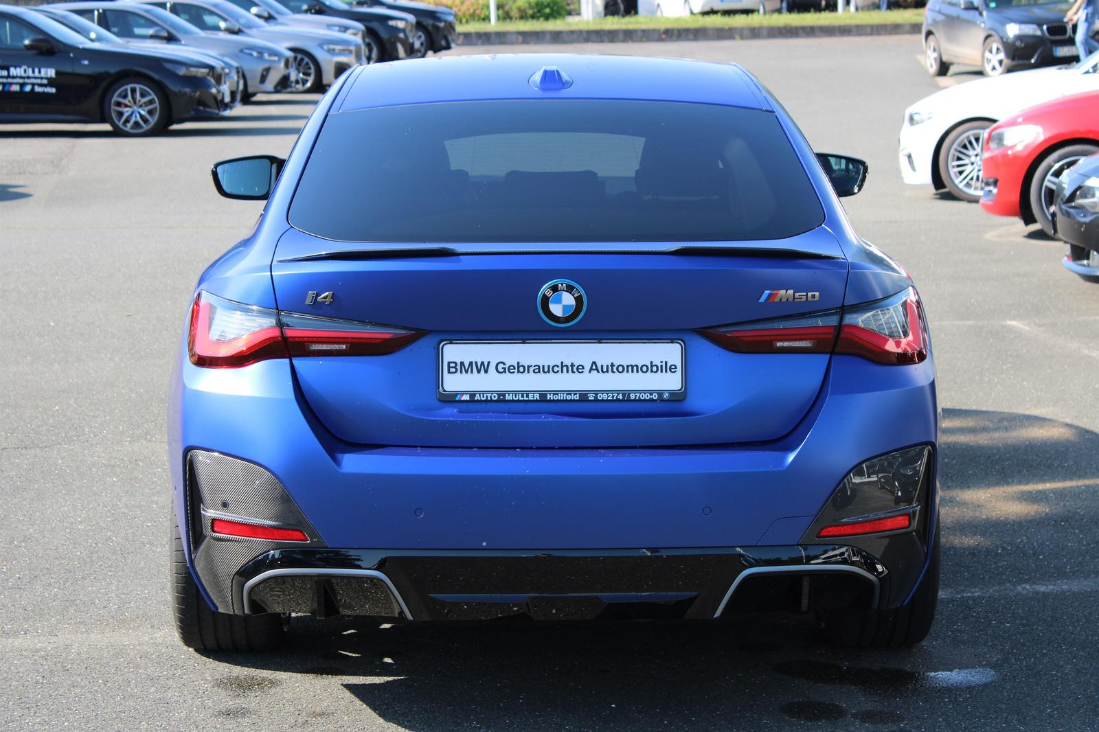 BMW i4 M50 Carbonpaket, Glasdach, AHK