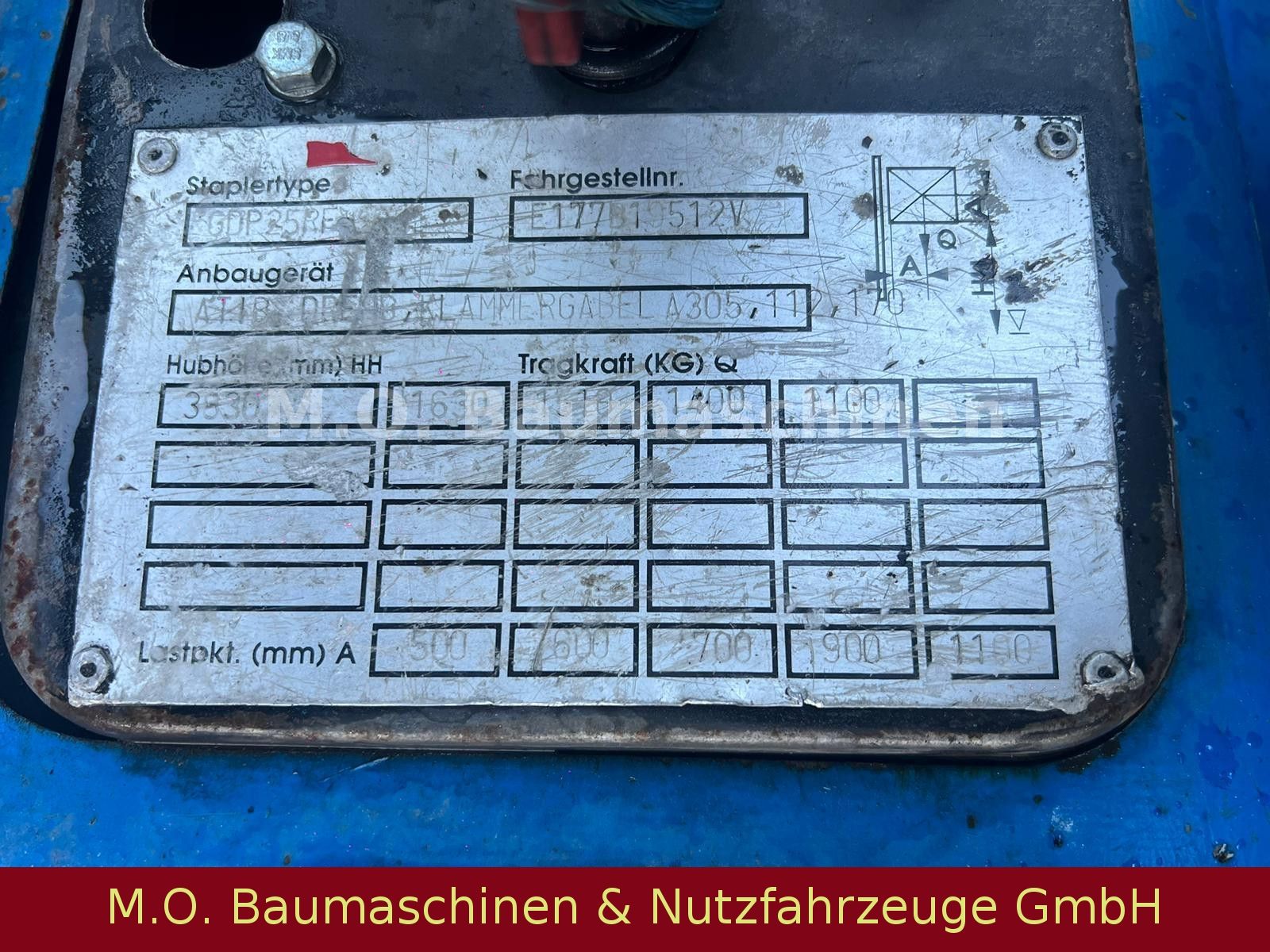 Fahrzeugabbildung Yale GDP 25 RF / Duplex / 3,80 m / 2,5 T /