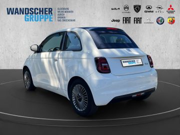 Fiat 500C e Cabrio 42kWh blaues Dach Klima+SHZ+Carpla
