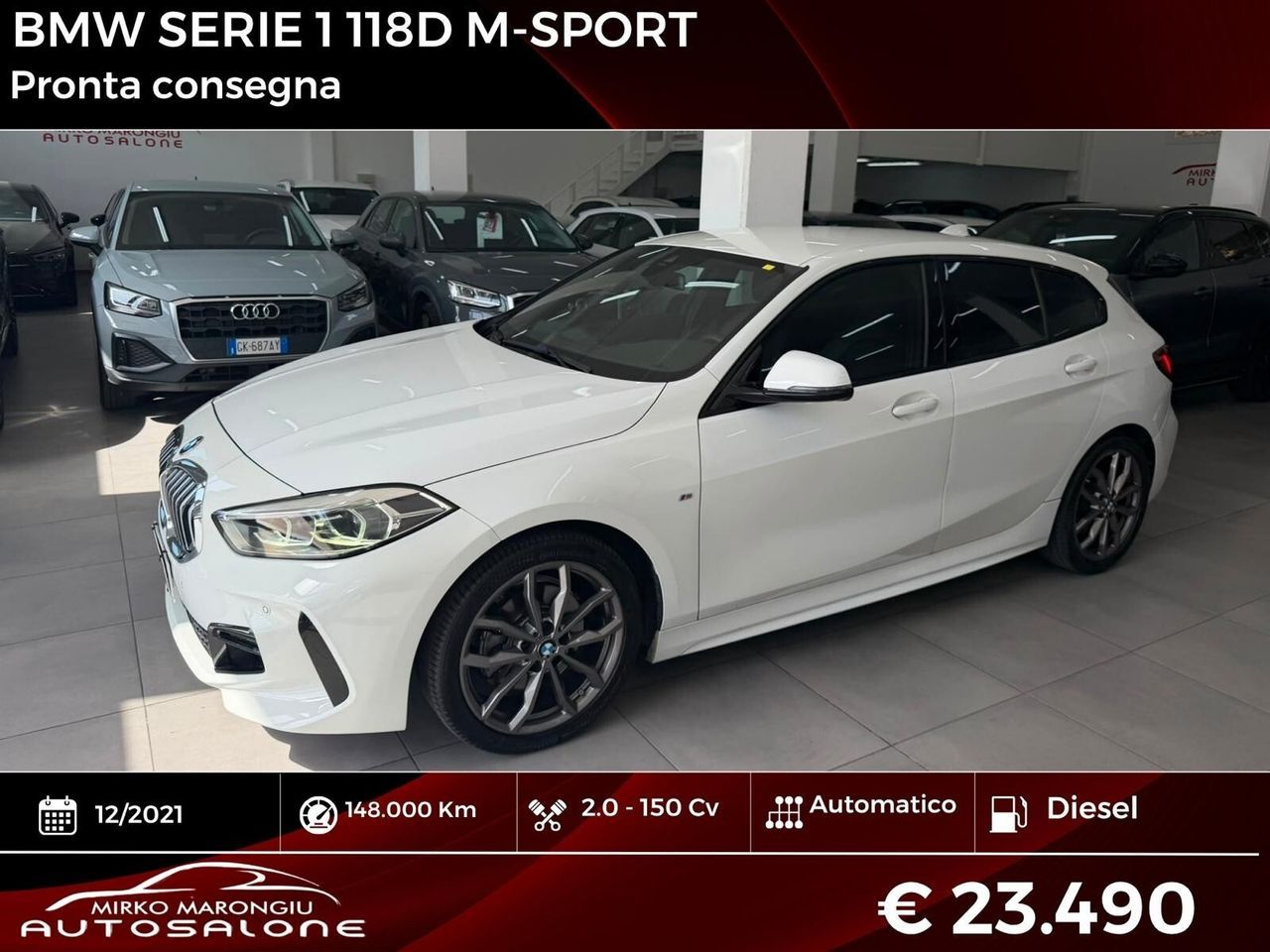 BMW Bmw serie 1 118d 5p. M SPORT FINANZIABILE