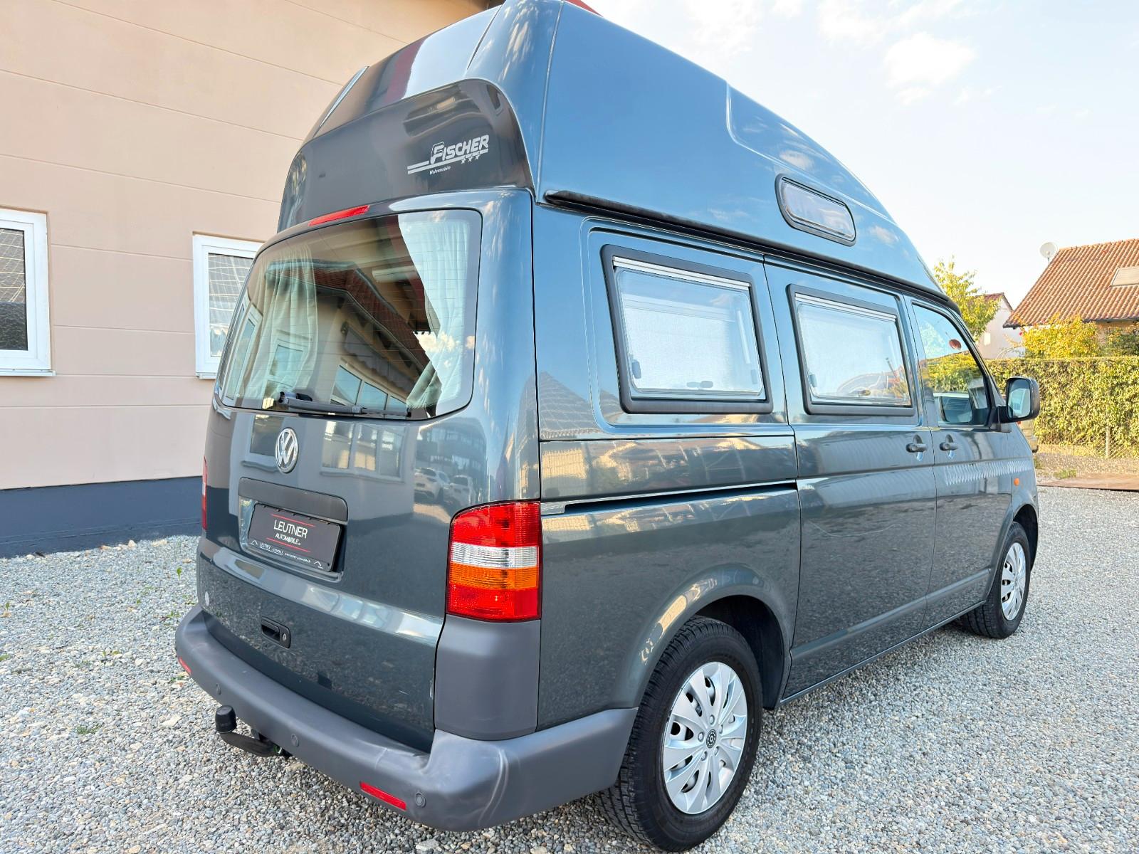 VOLKSWAGEN T5 CALIFORNIA 2.5 TDI 131ch - CAMPING-CAR FISCHER - TOIT HAUT - CHAUFFAGE TRUMA - ATTELAGE