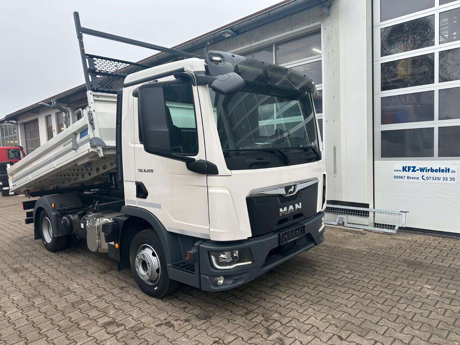 MAN TGL 8.220 Kipper, 2x AHK, Vorführwagen