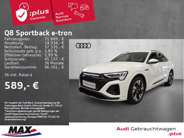 Audi Q8 Sportback e-tron 55 S QUATT S LINE MATRIX+AHK