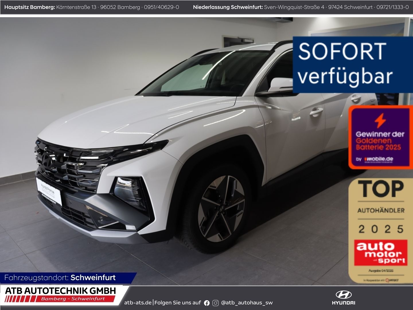 Fahrzeugabbildung Hyundai Tucson Trend PHEV 1.6 T-GDi 6-AT 4WD Navi Digita