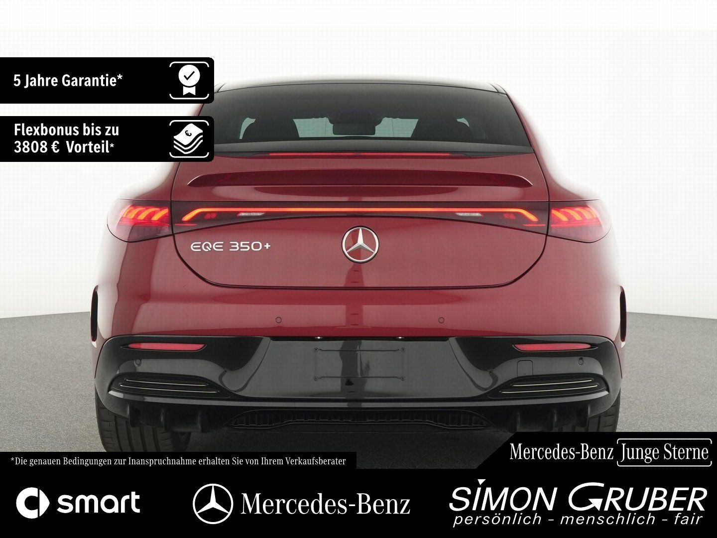 Fahrzeugabbildung Mercedes-Benz EQE 350+ AMG Pano HUD Burm Sitzklima Massage