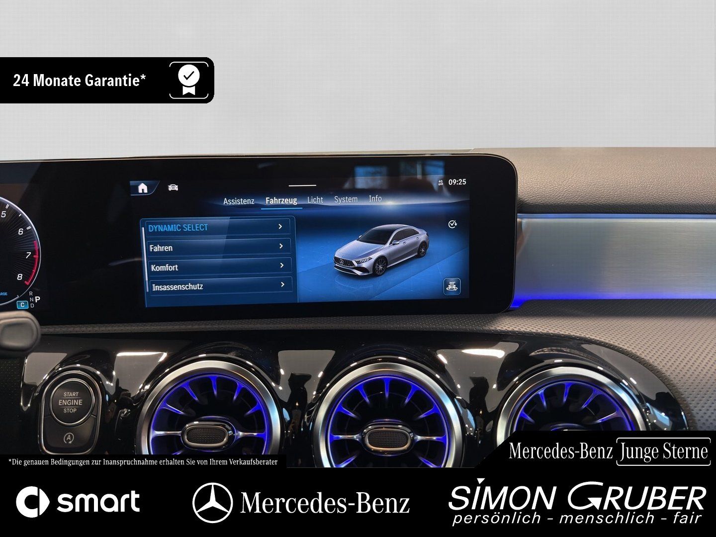 Fahrzeugabbildung Mercedes-Benz A 35 4M Limo AMG Night Pano HUD Burm MBeam