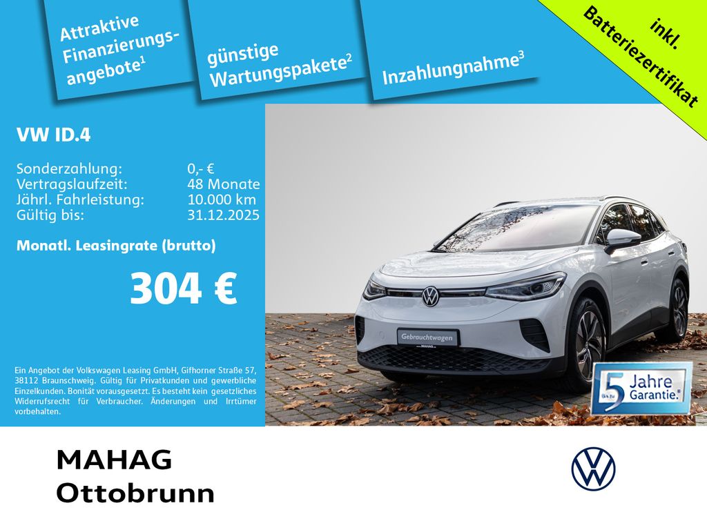 ID.4 Pure 125kW WärmePu CCS IQ.Light Navi ParkAs