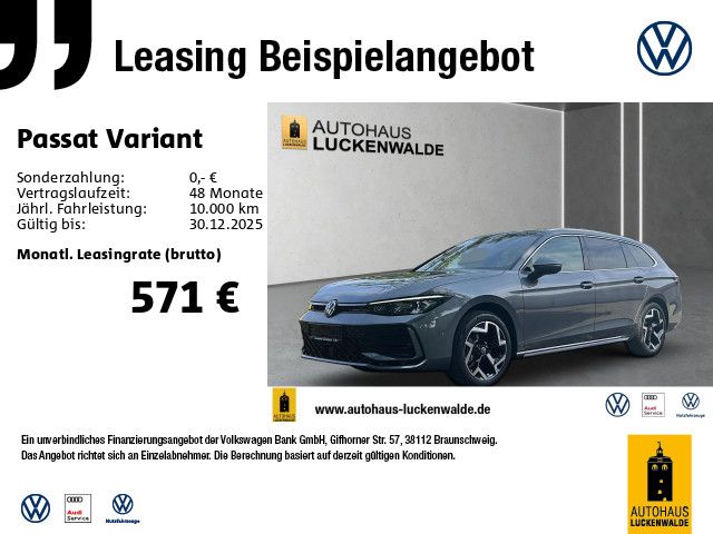 Vorschaubild: VW Passat Variant 2.0 TDI R-Line DSG *IQ.DRIVE*AHK* (Fahrzeug-Nr. L05032)