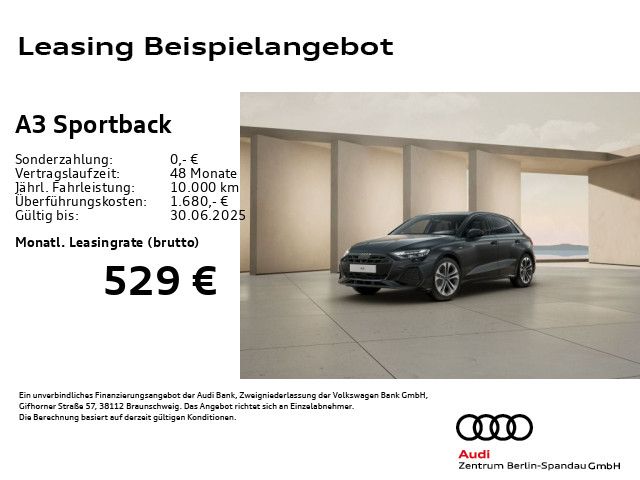AUDI A3 Sportback 40 TFSI e S line S tronic *ACC*