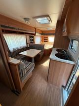 Hobby De Luxe 560 KMFe - sehr gepflegt! 3er Stockbett - Hobby Kmfe