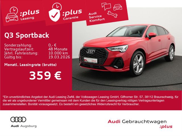 Audi Q3 Sportback S line 35TDI S tr. *Optschw*AHK*8fa