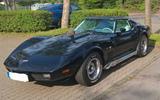 Corvette C3, L82, Matching Numbers - schwarze Corvette C3