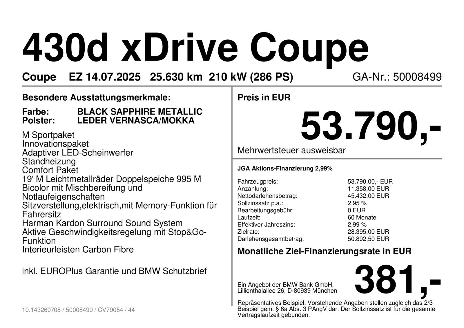 BMW 430d xDrive Coupe Navi Leder Tempom.aktiv imagem 2