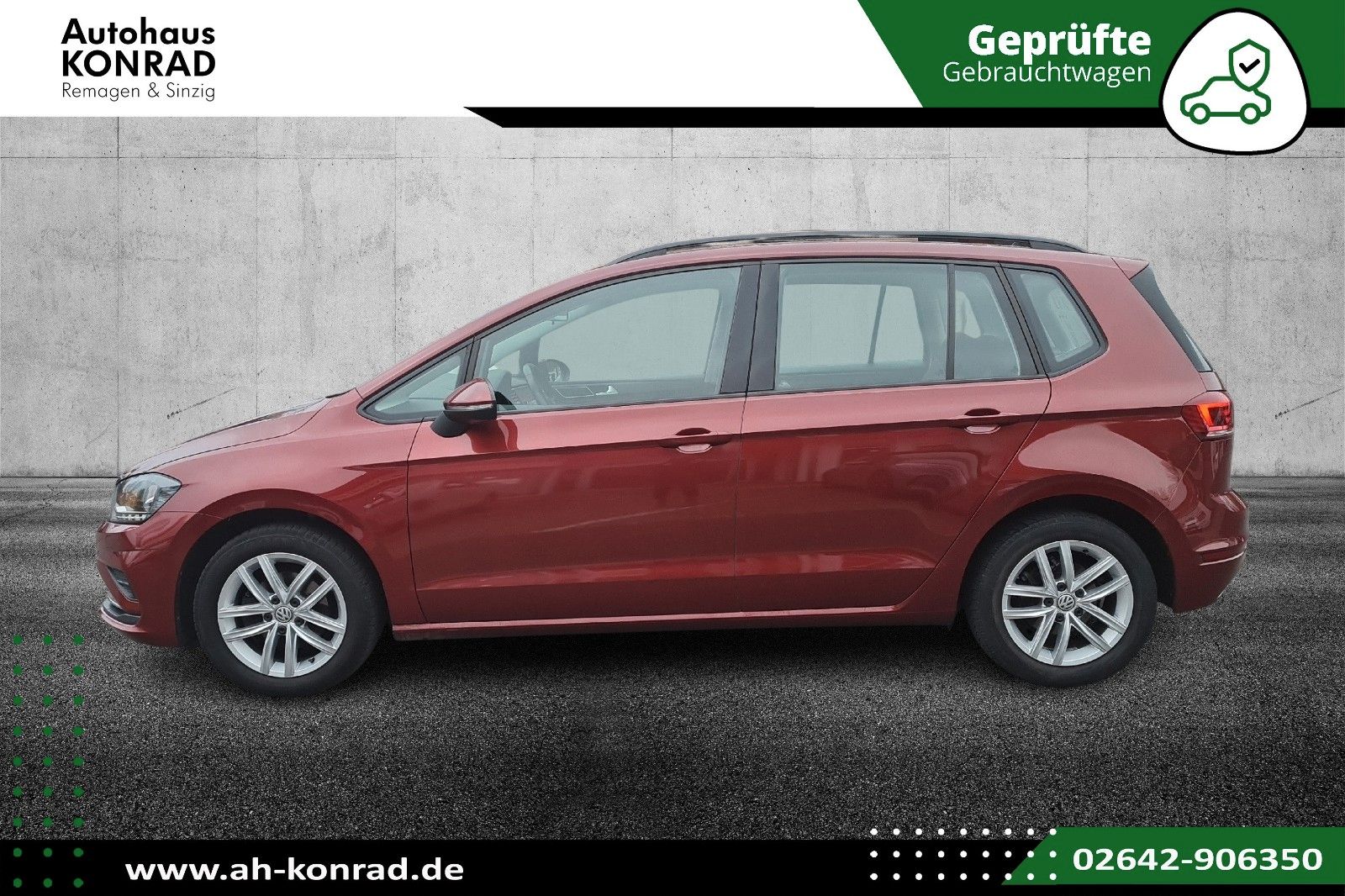 Fahrzeugabbildung Volkswagen Golf Sportsvan