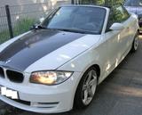 BMW gepflegtes Cabrio 120i, weiß, schwarz foliert - BMW 120 von privat
