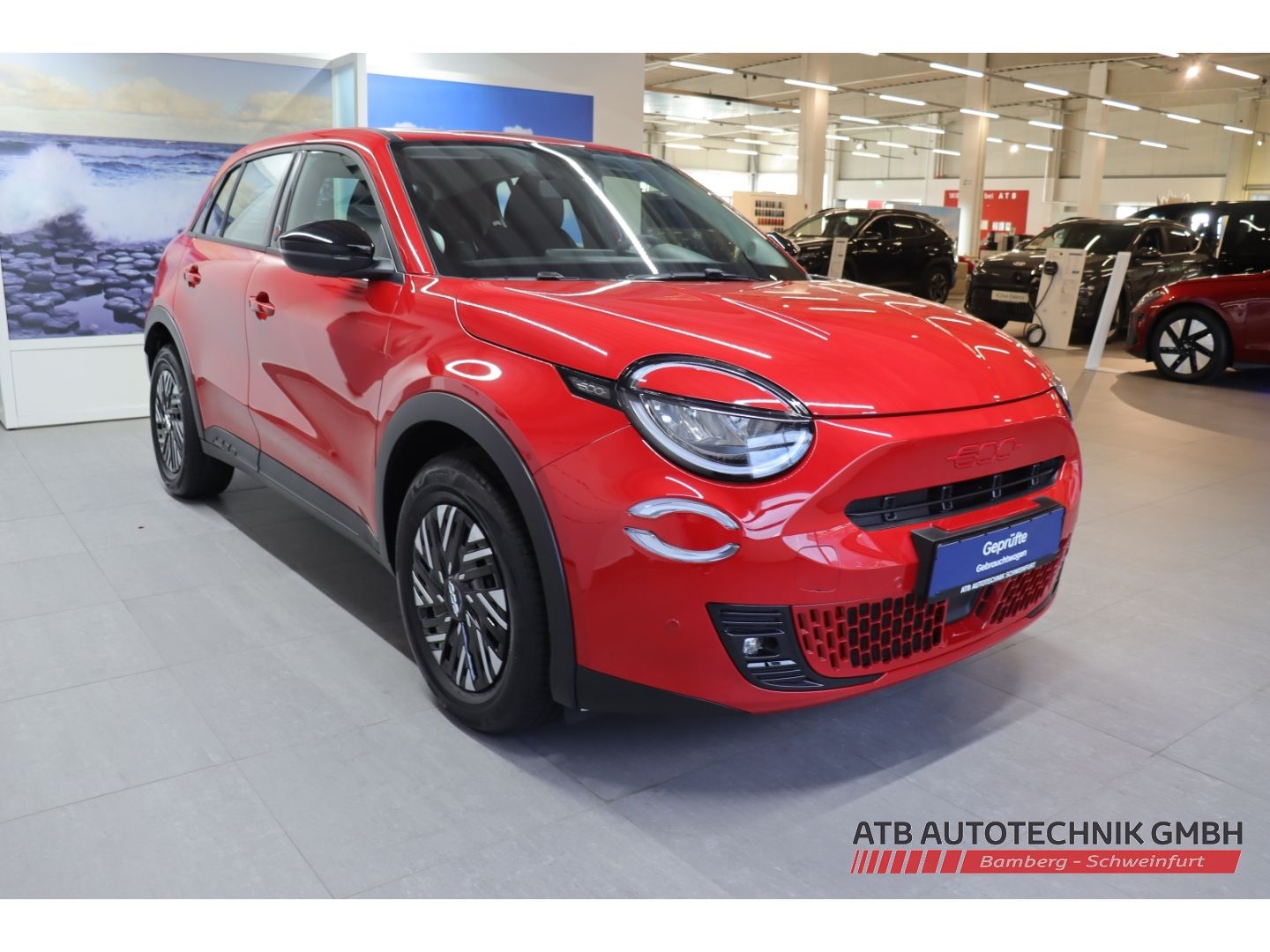 Fahrzeugabbildung Fiat 600e 54kWh Red SOH 97,1% LED Apple CarPlay Klima