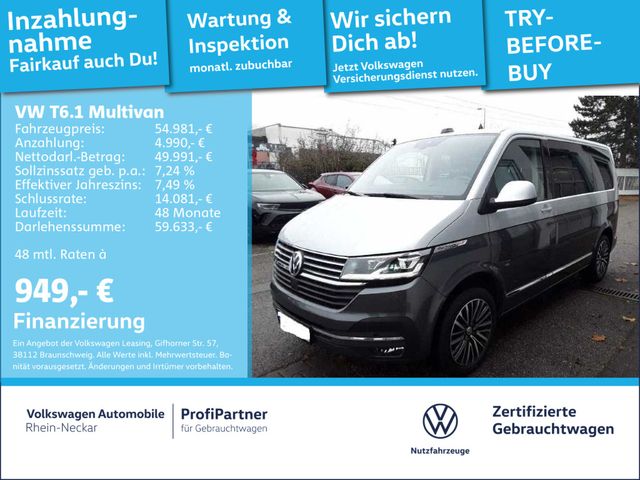 Volkswagen T6.1 Multivan 2.0 TDI Generation Six 4Motion DSG