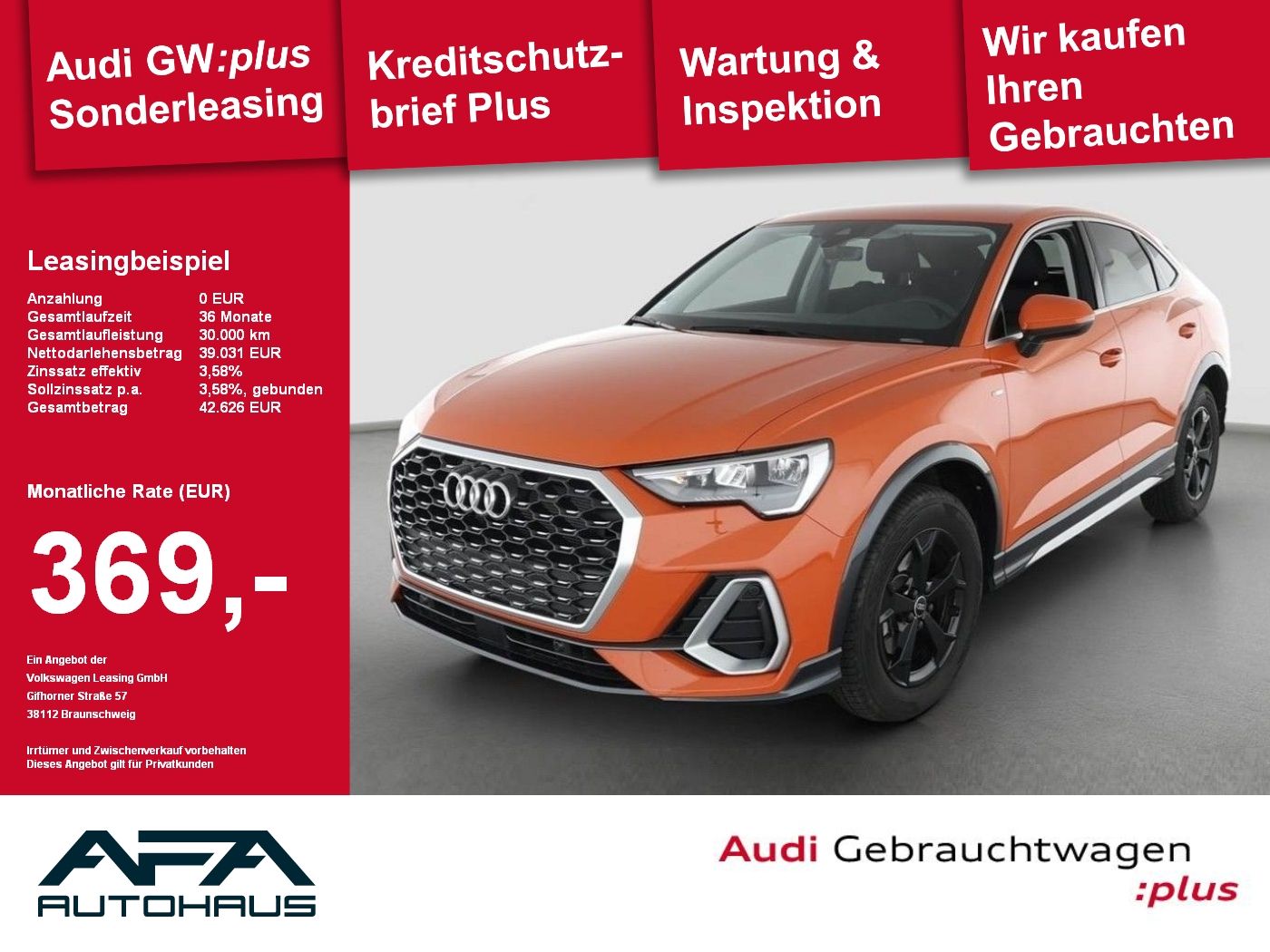Audi Q3 Sportback 35 TFSI S tronic AHK*Navi*ACC*SHZ*1