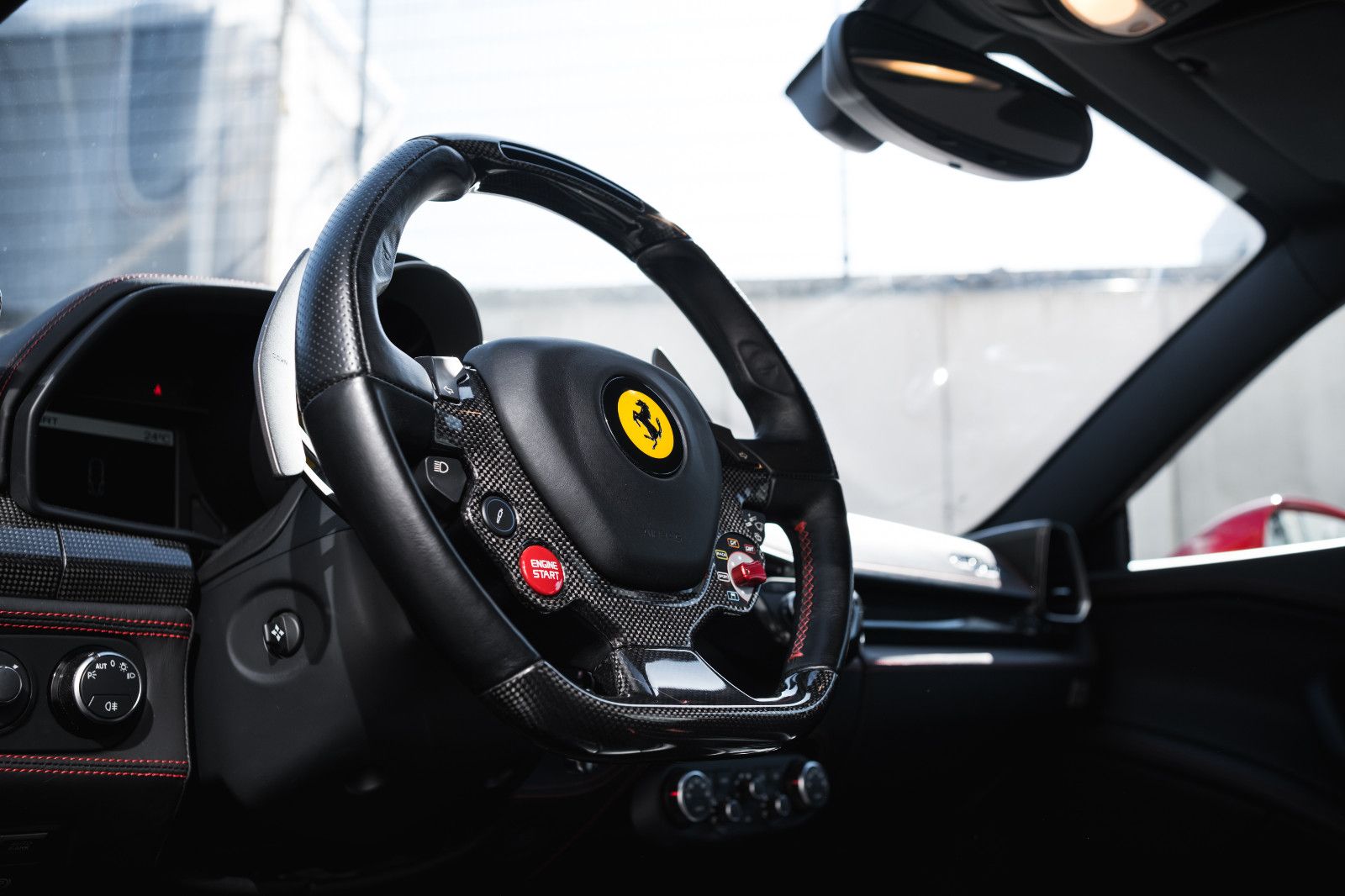 Fahrzeugabbildung Ferrari 458 Italia-Lift-System-Carbon Lenkrad-Kamera