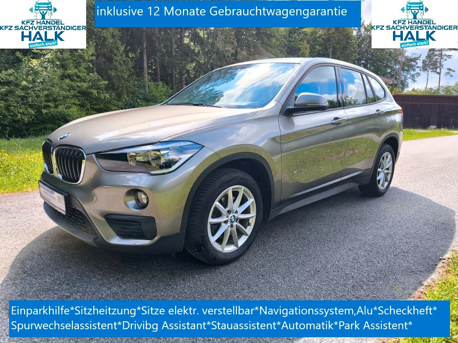 BMW X1  18 i AUTOMATIK NAVI LED SHZ PDC 1.Hand