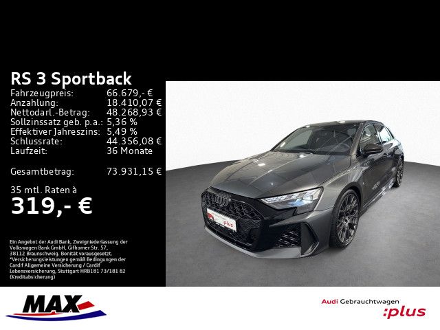 RS3 Sportback SAGA+HUD+MATRIX+PANO+SONOS