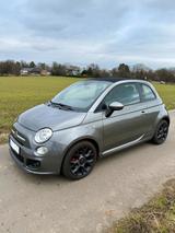 Fiat 500 S Cabrio Sport Grau Leder - Fiat 500S aus 2014