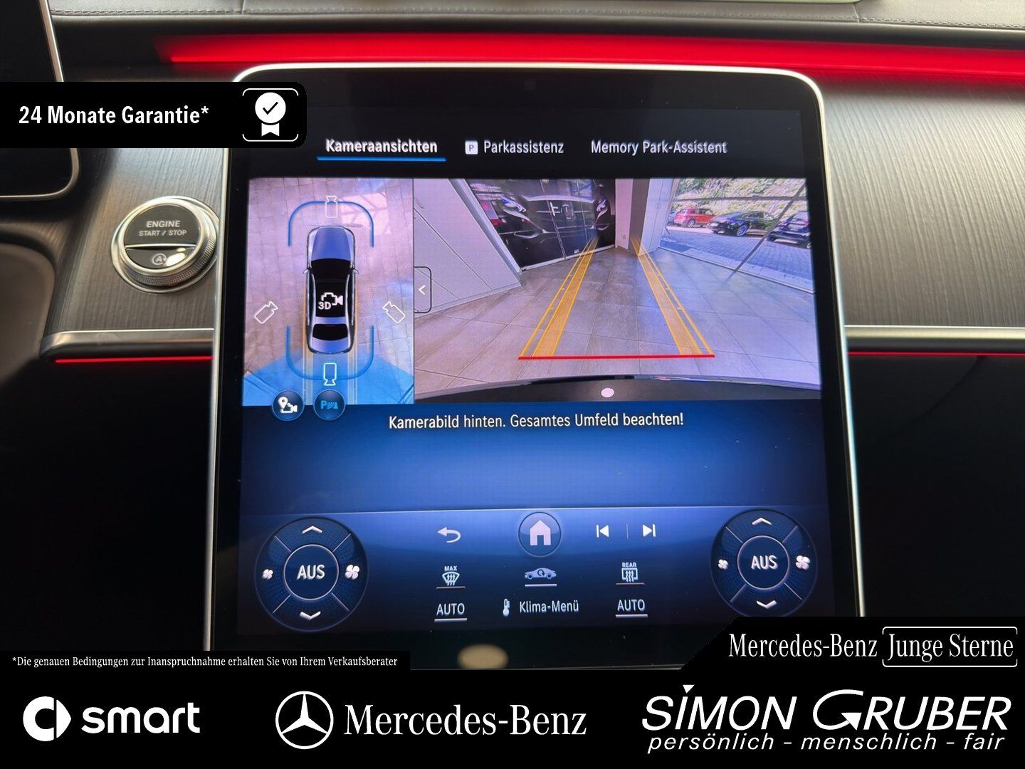 Fahrzeugabbildung Mercedes-Benz S 580 4M Lang AMG Exklusiv Chauffeur Executive