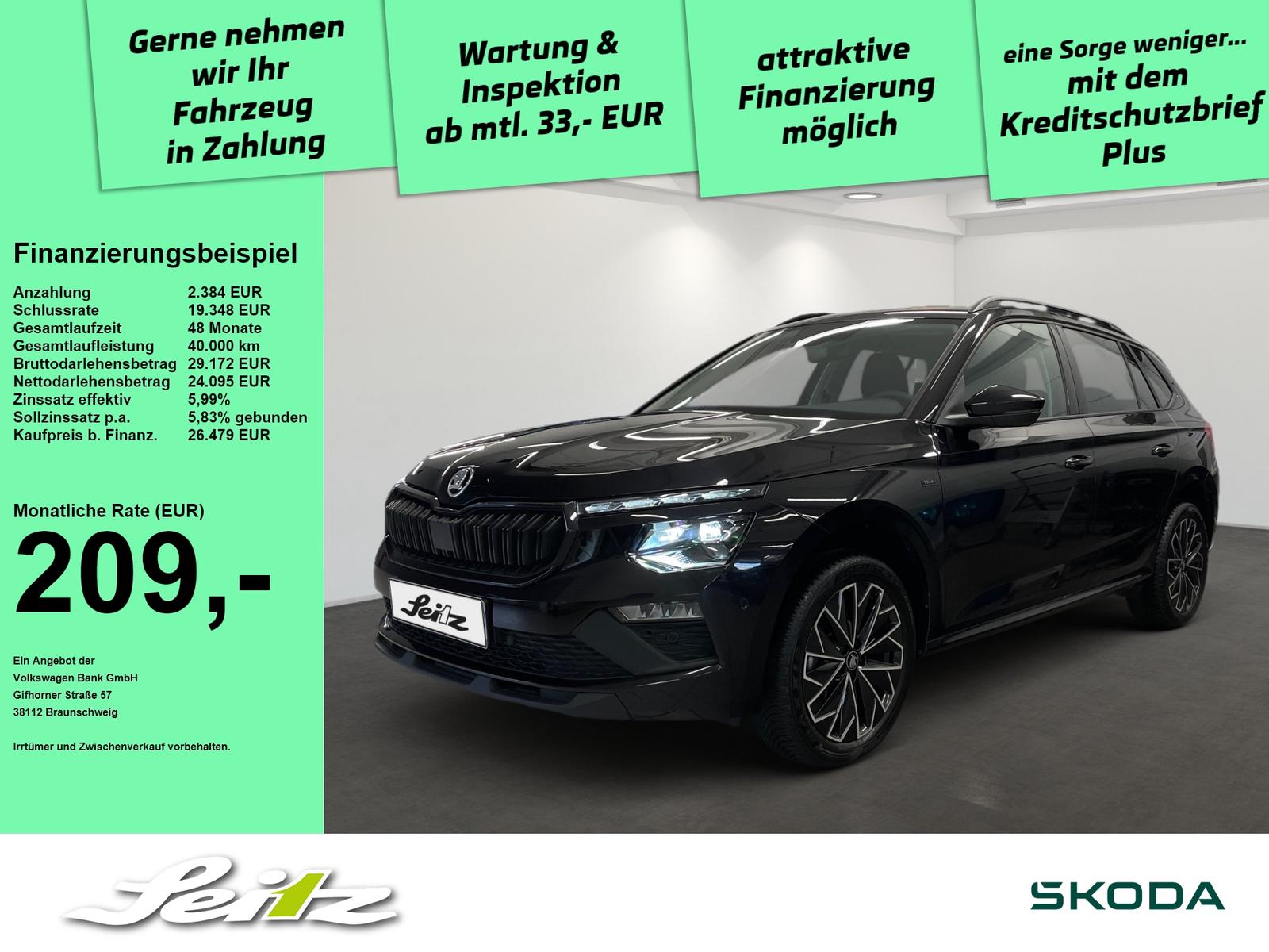 Skoda Kamiq 1.5 TSI Selection *MATRIX*KAMERA*NAVI*
