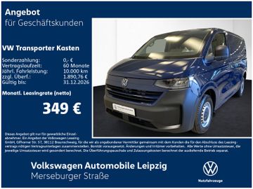 Volkswagen Transporter Kasten 110 kW 4M Preisvorteil 9369€