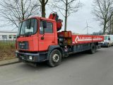MAN ME18.284 mit Kran Not Aus Hiab 122B - MAN 18 284