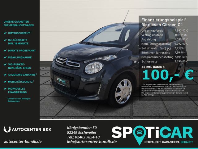 Citroën C1 Airscape VTi 68 SELECTION Klima Bluetooth El.