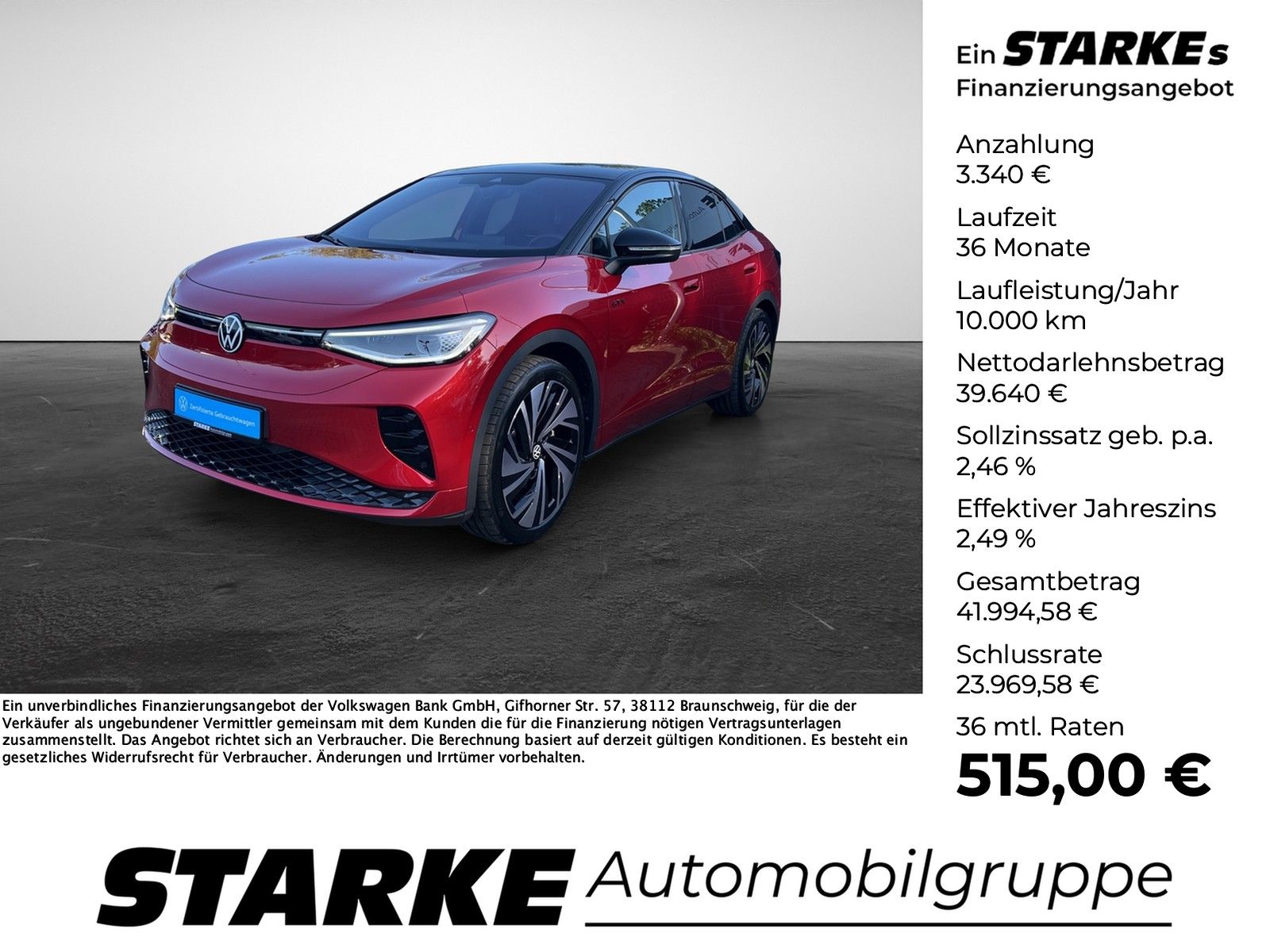 Volkswagen ID.5 GTX 4M Panodach Navi LED Kamera Schiebedac foto 1