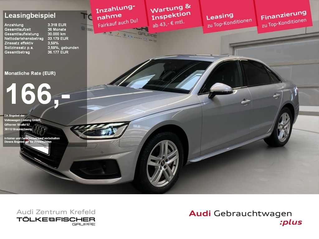 A4 40 2.0 TFSI Limousine advanced FLA ParkAss