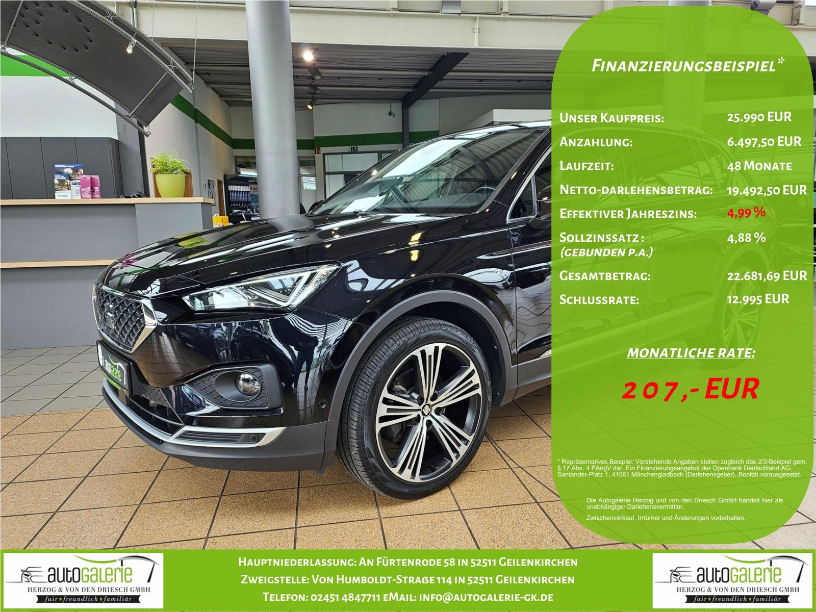 Seat Tarraco 2.0 TDI 4Drive DSG SCR Xcellence