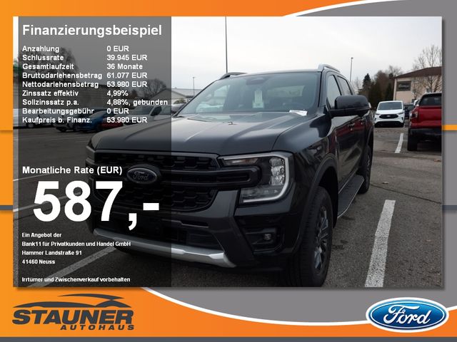 Ford Ranger DOKA Wildtrak 3.0l EcoBlue LED 360°Kamera