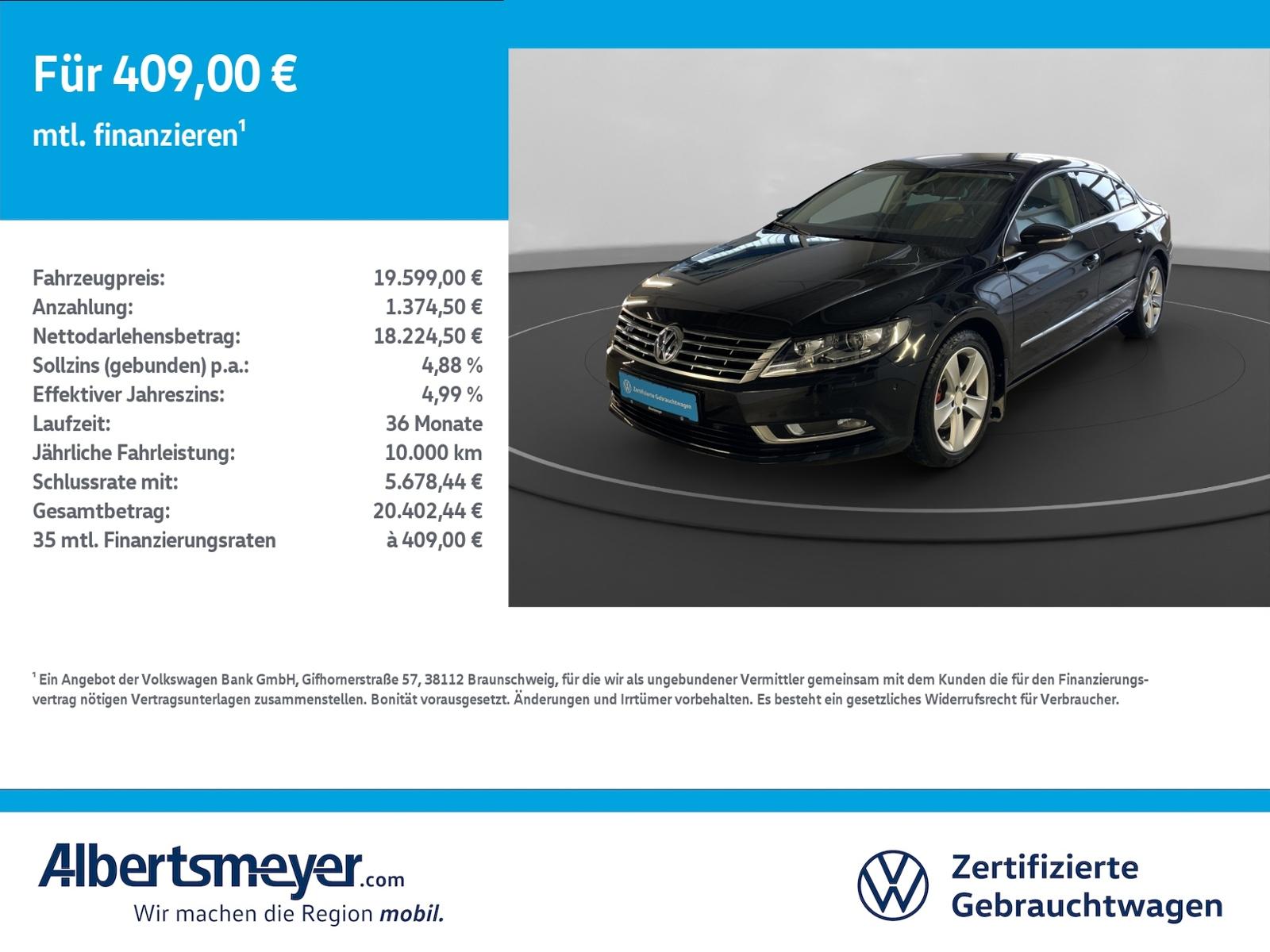 Volkswagen CC 2.0 TDI 4Motion +DSG+AHK+KAMERA+KLIMA+LM+ZV++