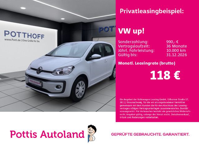 Volkswagen up! 1.0 MPI MOVE UP! KAMERA PDC SITZHZG DAB+
