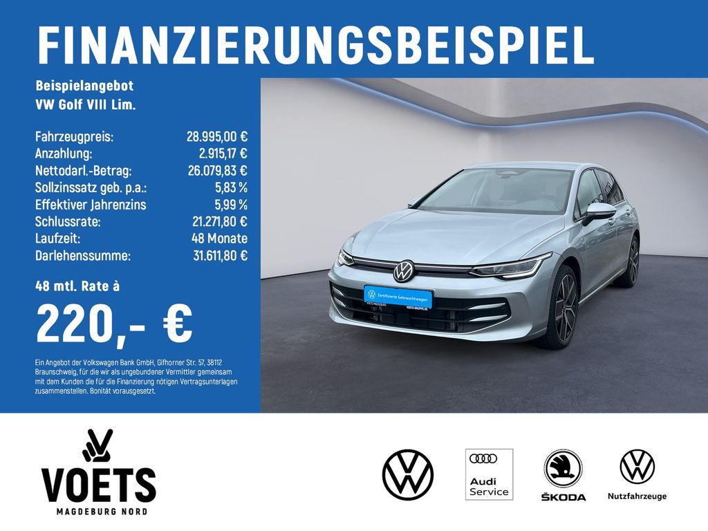 Golf VIII Lim. 1.5 eTSI 85 kW Life Winter+Licht/